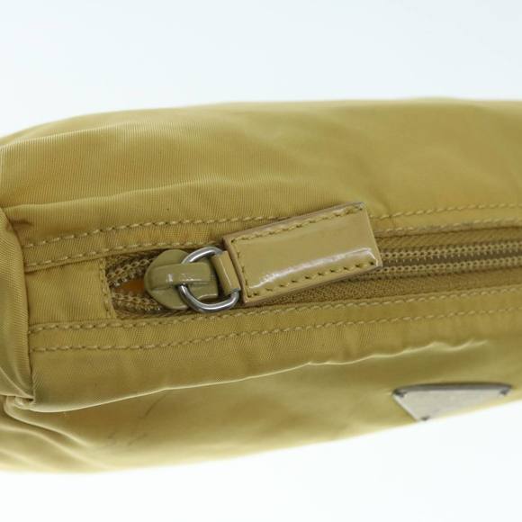 PRADA Pouch Nylon Yellow Auth 63628 - Picture 9 of 16